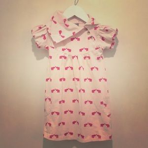 Kate Quinn pink elephant dress